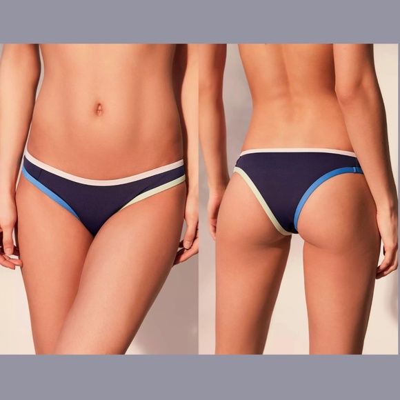 NWT 2PC Tavik [ XS‎ ] Colorblock Jett Bikini Top + Jayden Bikini Bottom in Blue - Picture 12 of 12